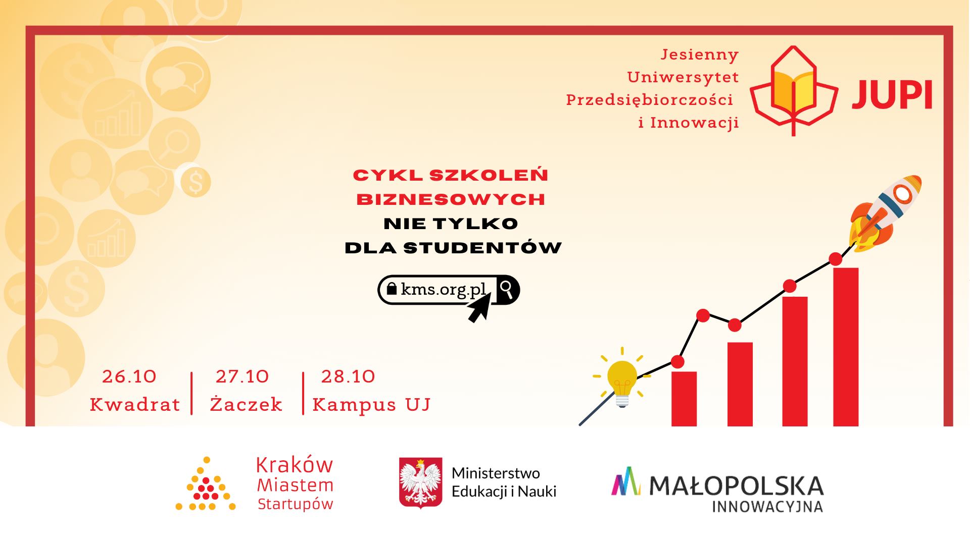 JUPI - cykl praktycznych szkoleń biznesowych nie tylko dla studentów